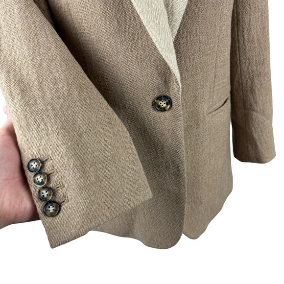 J. Crew Alfie blazer with contrast collar in Italian cotton-wool Size 4 Career - Picture 5 of 16